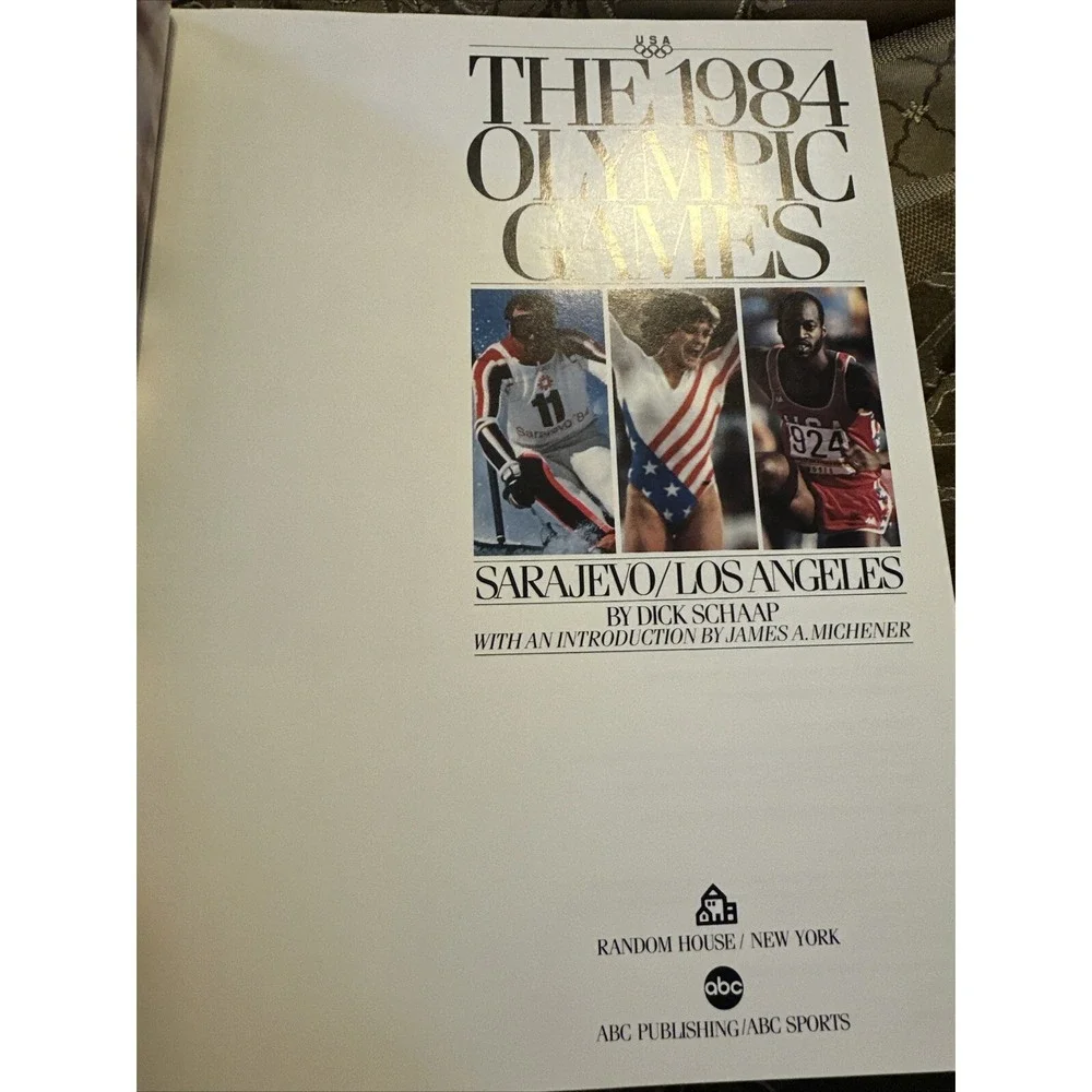 The 1984 Olympic Games Official Book - Sarajevo / Los Angeles-Dick Schaap 1st Ed